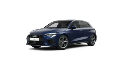 Usata Audi A3 S-Line 150 CV (110 kW) 2023 Blu navarra metallizzato Berlina