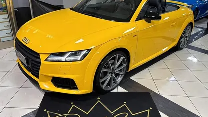 Usata Audi TT Roadster S-Line 184 CV (135 kW) 2018 Giallo Cabrio