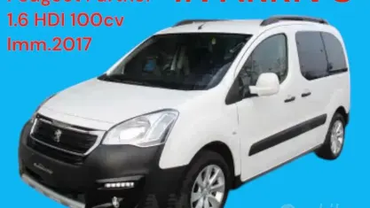 Usata Peugeot Partner Outdoor 99 CV (72 kW) 2017 Bianco Monovolume
