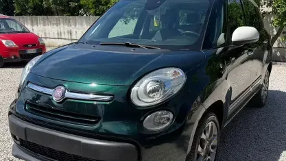 Usata Fiat 500L Living 80 CV (58 kW) 2014 Verde Monovolume