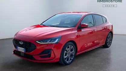 Usata Ford Focus ST-Line X 125 CV (91 kW) 2022 Race red Berlina