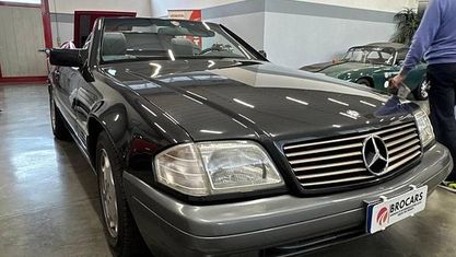 Usata Mercedes SL300 245 CV (180 kW) 1989 Grigio Cabrio