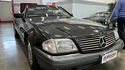 Usata Mercedes SL300 245 CV (180 kW) 1989 Grigio Cabrio