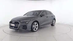 Grigio daytona perlato Usata 2024 Audi A3 Sportback S-Line Tre volumi | 32.500 € (Buon prezzo)