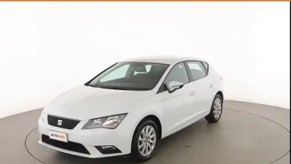 Usata Seat Leon Style 110 CV (80 kW) 2016 Bianco Berlina