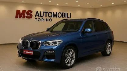 Usata BMW X3 M Sport 249 CV (183 kW) 2021 Blu scuro SUV
