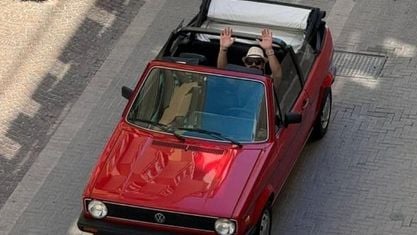 Usata VW Golf Cabriolet 50 CV (36 kW) 1981 Rosso Cabrio