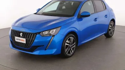 Usata Peugeot 208 Allure 101 CV (74 kW) 2021 Blu Utilitaria
