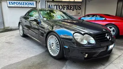 Käytetty Mercedes SL55 AMG AMG 476 HP (350 kW) 2002 Musta Avoauto