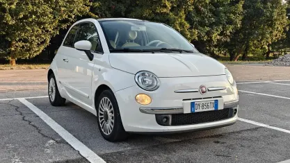 Usata Fiat 500 69 CV (50 kW) 2009 Bianco Cabrio