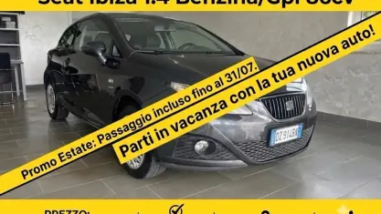 Usata Seat Ibiza 85 CV (62 kW) 2010 Grigio Berlina