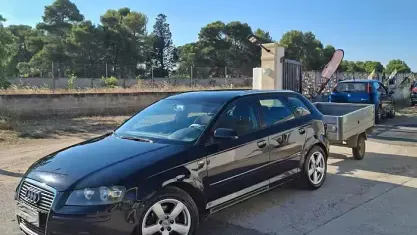 Usata Audi A3 140 CV (102 kW) 2007 Nero Utilitaria