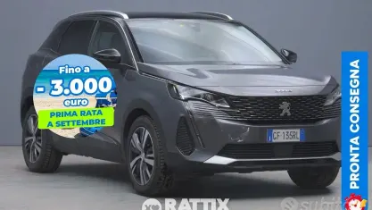 Usata Peugeot 3008 Allure 131 CV (96 kW) 2021 Grigio platinum SUV