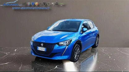 Usata Peugeot e-208 Allure 56 kW (77 CV) 2020 Blu Utilitaria