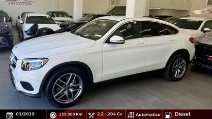 Gebraucht Mercedes GLC250 Premium 204 PS (150 kW) 2019 Weiß Coupé