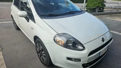 Usata Fiat Punto Lounge 77 CV (56 kW) 2014 Bianco pastello Utilitaria