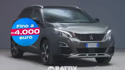 Usata Peugeot 3008 GT-line 131 CV (96 kW) 2019 Grigio amazonite SUV