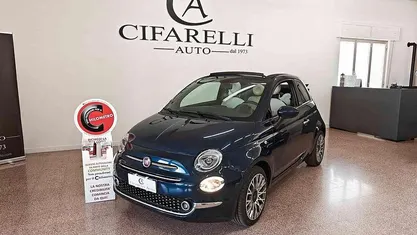 Blu dipinto di blu Usata 2020 Fiat 500C Star Cabrio | 13.900 € (Ottimo prezzo)