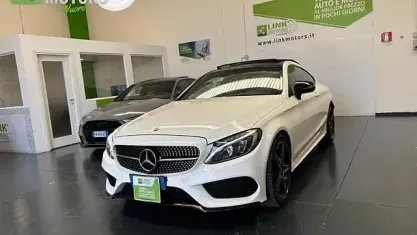 Usata Mercedes C250 Premium 204 CV (150 kW) 2018 Bianco Coupé