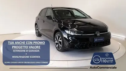 Usata VW Polo R-line 95 CV (69 kW) 2023 Nero Utilitaria