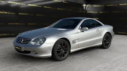 Usata Mercedes SL350 245 CV (180 kW) 2003 Argento Coupé