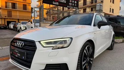 Usata Audi A3 S-Line 150 CV (110 kW) 2018 Bianco Berlina