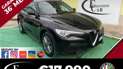 Usata Alfa Romeo Stelvio Super 150 CV (110 kW) 2018 Nero SUV