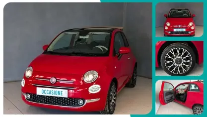 Begagnad Fiat 500C Dolcevita 70 HK (51 kW) 2023 Röd Cab