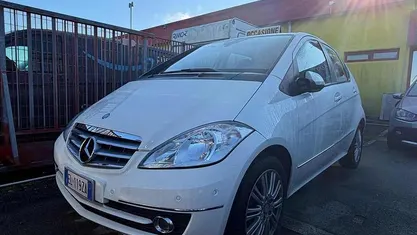Usata Mercedes A160 Executive 95 CV (69 kW) 2012 Bianco Berlina