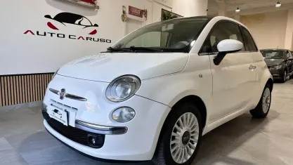 Usata Fiat 500 Lounge 75 CV (55 kW) 2009 Bianco Cabrio