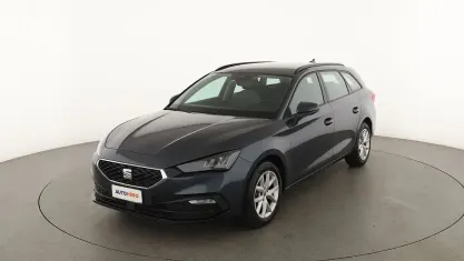 Usata Seat Leon Style 110 CV (80 kW) 2022 Blu Station wagon