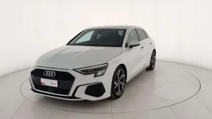 Usata Audi A3 S-Line 150 CV (110 kW) 2020 Bianco Berlina