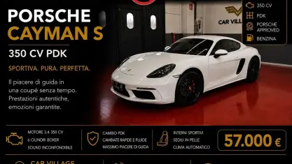 Usata Porsche 718 350 CV (257 kW) 2018 Bianco Coupé