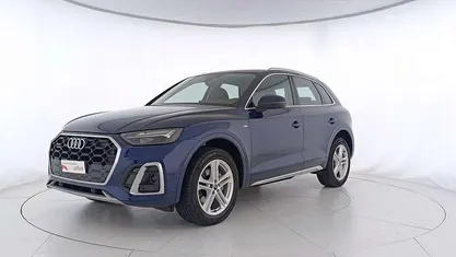 Usata Audi Q5 S-Line 204 CV (150 kW) 2021 Blu navarra metallizzato SUV