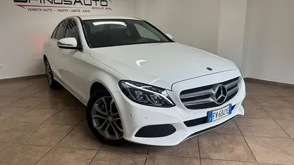 Usata Mercedes C220 170 CV (125 kW) 2019 Bianco Berlina