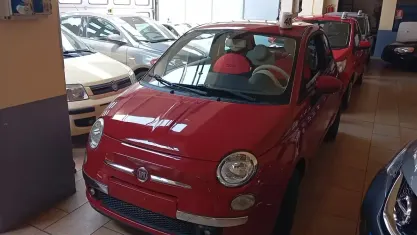 Usata Fiat 500 Pop 69 CV (50 kW) 2009 Rosso Cabrio