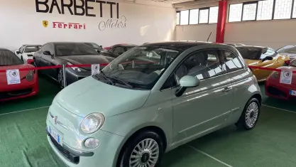 Usata Fiat 500 69 CV (50 kW) 2009 Verde Cabrio