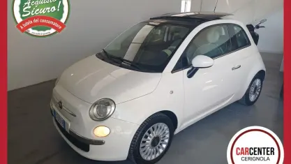 Usata Fiat 500 Lounge 69 CV (50 kW) 2010 Bianco Utilitaria