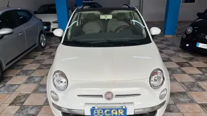 Usata Fiat 500C Lounge 95 CV (69 kW) 2011 Bianco Cabrio