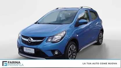 Usata Opel Karl Rocks 75 CV (55 kW) 2018 Azzurro Utilitaria