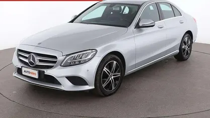 Usata Mercedes C180 122 CV (89 kW) 2019 Argento Berlina