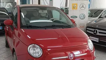 Usata Fiat 500C Lounge 95 CV (69 kW) 2011 Rosso Cabrio