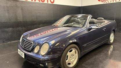Usata Mercedes CLK230 Elegance 193 CV (141 kW) 1999 Blu Cabrio