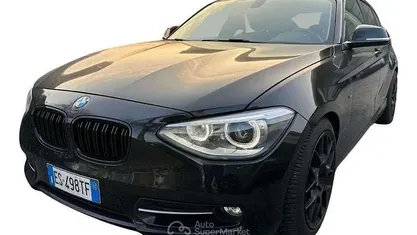 Usata BMW 118 Sport Line 143 CV (105 kW) 2013 Nero Utilitaria