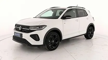 Pure white Usata 2025 VW T-Cross R-line Plus SUV | 25.500 € (Buon prezzo)