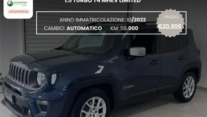 Usata Jeep Renegade Limited 131 CV (96 kW) 2022 Blu SUV