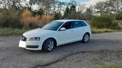 Usata Audi A3 Attraction 90 CV (66 kW) 2012 Bianco Utilitaria