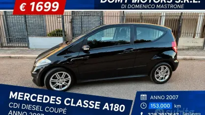 Usata Mercedes A180 109 CV (80 kW) 2007 Nero Coupé
