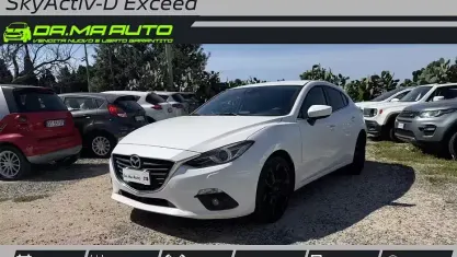 Usata Mazda 3 Exceed 105 CV (77 kW) 2016 Bianco Berlina