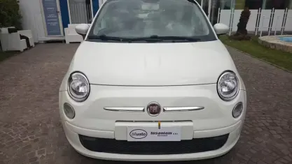 Usata Fiat 500C Lounge 95 CV (69 kW) 2011 Bianco Cabrio
